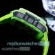 New AAA Replica Hublot Square Bang Unico Quartz Watches Green Carbotech Case (8)_th.jpg